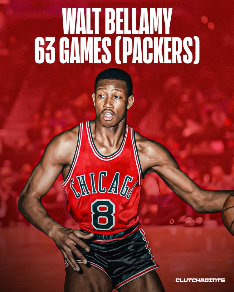 在新球队最快得到2000分球员排行！张伯伦53场 卢卡65场 麦迪74场